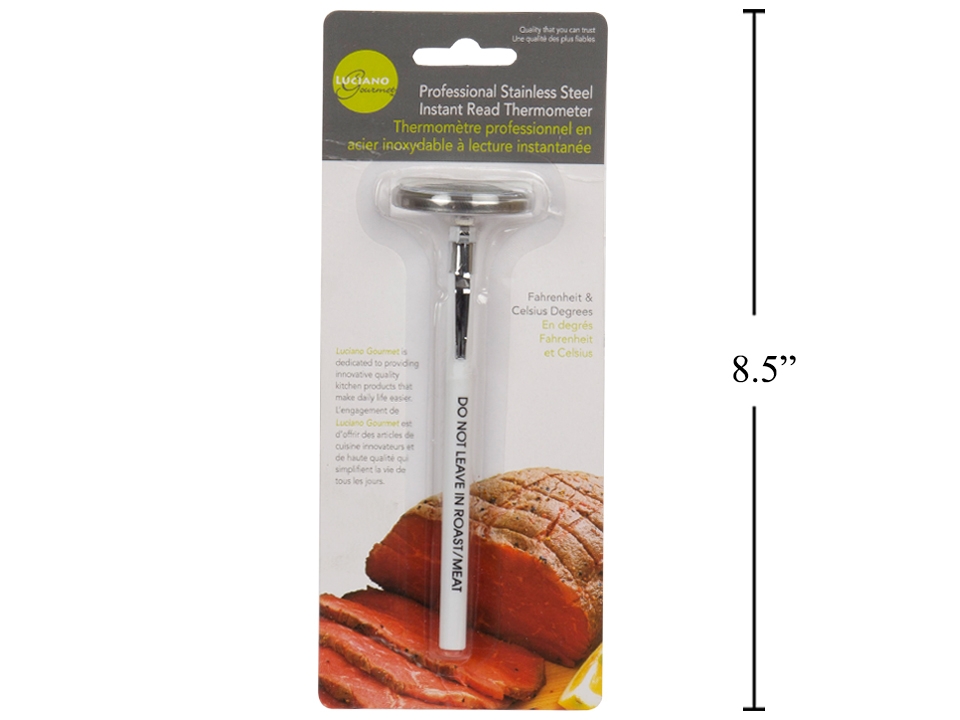 Luciano Stainless Steel Dial Instant Read Thermometer-0
