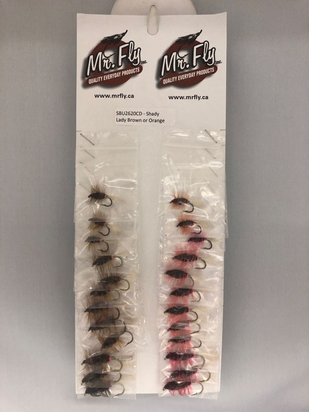 Shady Lady with Brown or Orange Hackle Salmon Bugs -0