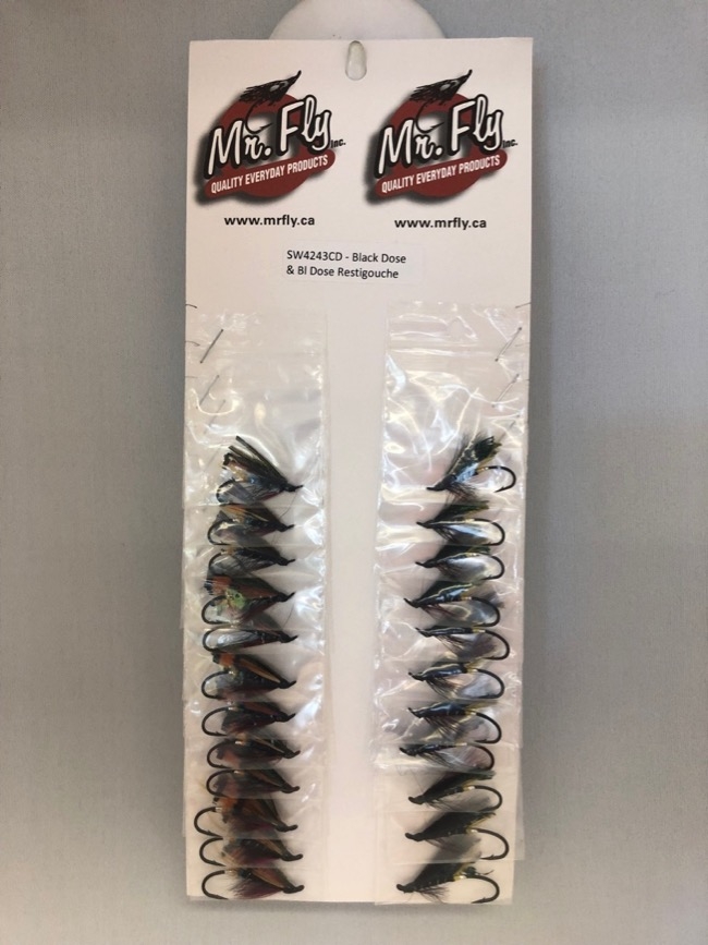 Black Dose & Black Dose Restigouche Salmon Wet Flies-0