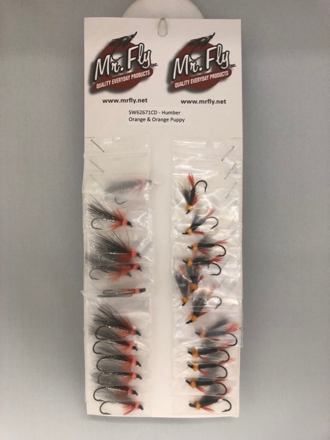 Humber Orange & Orange Puppy Salmon Wet Flies-0