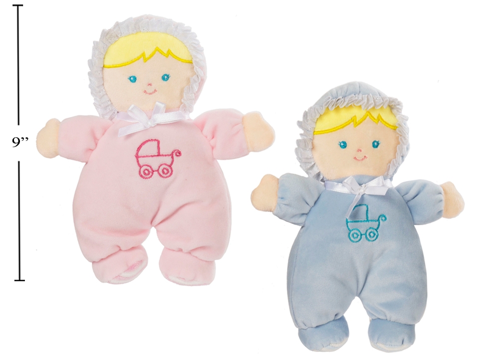Baby Cuddly Buddy Doll - 9"-0