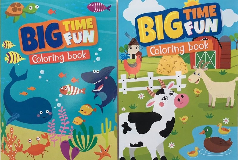 Big Time Fun Coloring Books-0