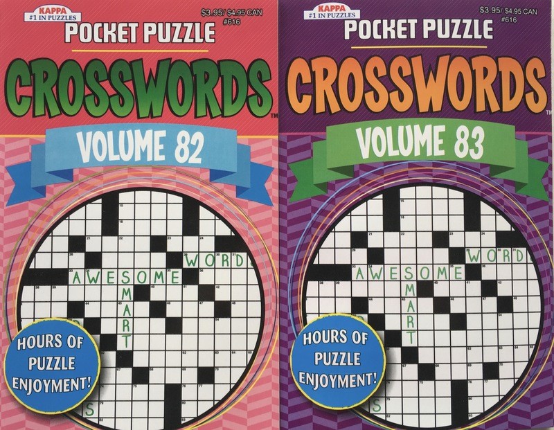 Crossword Puzzle Books ~ Digest Size-0