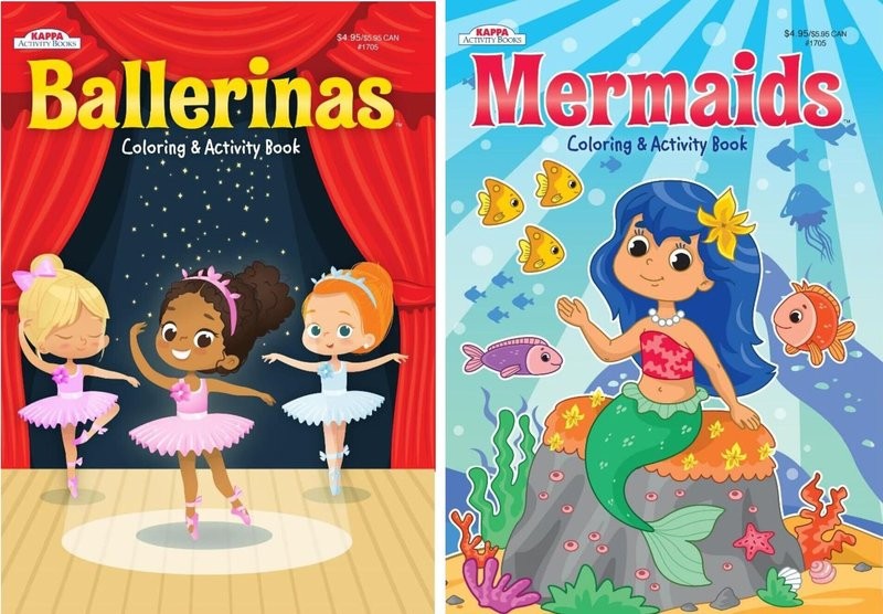 Mermaids Coloring Books -0