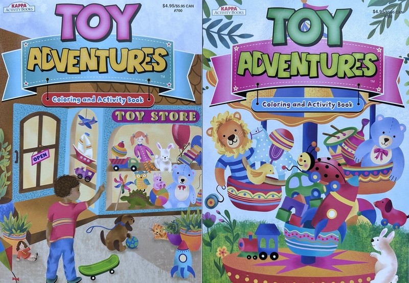 Toy Adventures Coloring Book-0