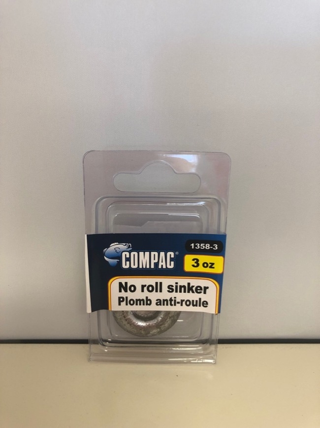 Compac No Roll {Tidal Flat} Sinkers ~ 3oz weight-0