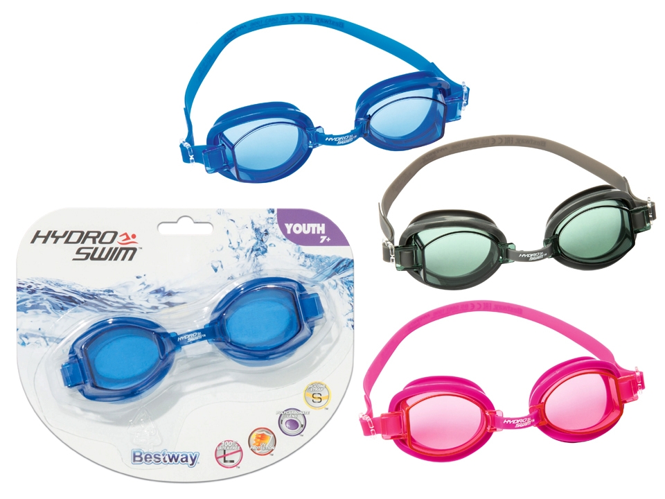 Hydro-Swim Ocean Wave Colored Swim Goggles {21048} ~ Youth 7+-0