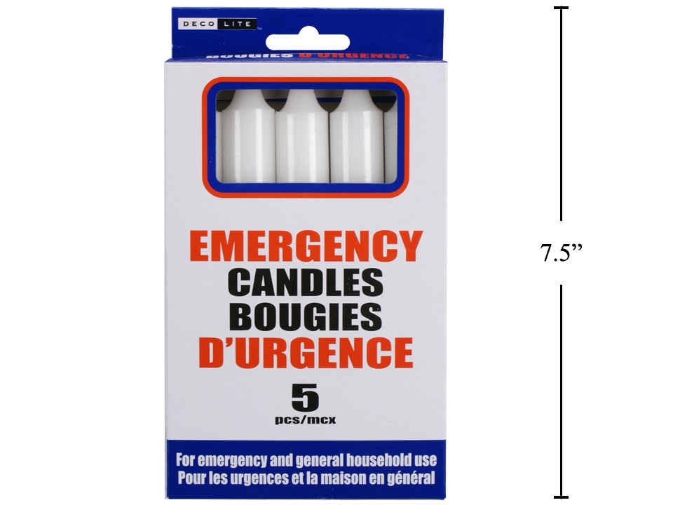 Emergency Candles 6.5" ~ 5 per pack-0