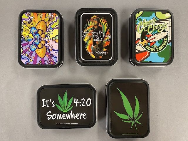 Stash Tins - 4.5" x 3.5" ~ Assorted Patterns-0