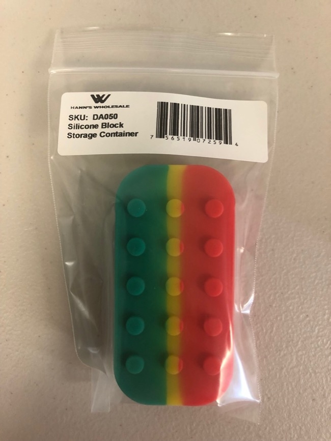 Silicone Block Container ~ Assorted Colors-0
