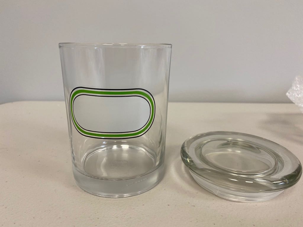 Air Tight Glass Storage Jars - 1oz ~ Assorted Patterns-0