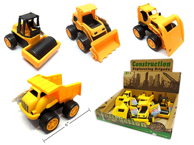 6" Classic Construction Trucks ~ 8 per display-0