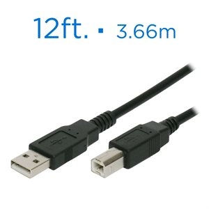 USB Device Cable ~ 12' / 3.66M-0