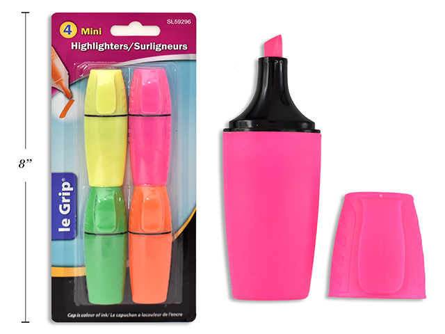 Selectum Mini Highlighters ~ 4 per pack-0