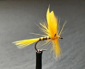 Yellow Mayfly Large Trout Dry-0