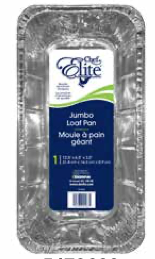 Chef Elite Foil Jumbo Loaf Pans - 12.5" x 6.5" x 3.5 ~ 1 per pack-0
