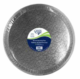 Chef Elite Foil Round Serving Tray - 16" dia ~ 1 per pack-0