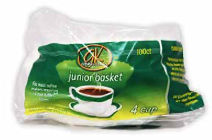 GK Connaisseur Coffee Filters 4/8 Cups Basket ~ 100 per pack-0