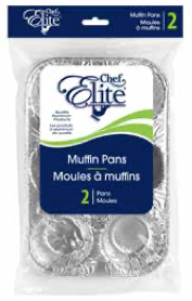 Chef Elite Foil Muffin Pans ~ 2 per pack-0
