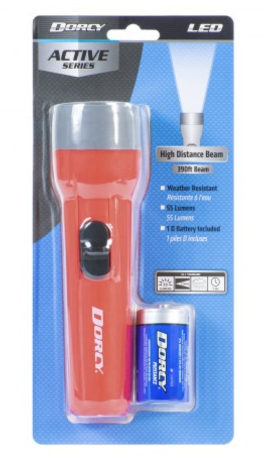 Dorcy LED Plastic Flashlight -0