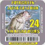 Large Nightcrawlers Large Tub ~ 24 per tub ~ CASE OF 24-0