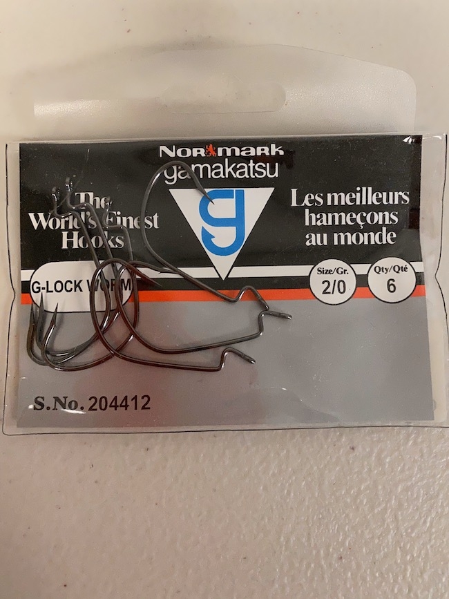 Gamakatsu G-Lock Worm Hook ~ 5 per pack-0