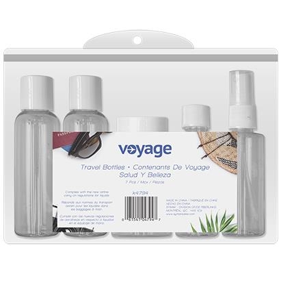 Voyage Plastic Travel Bottles - Assorted ~ 7 per pack-0