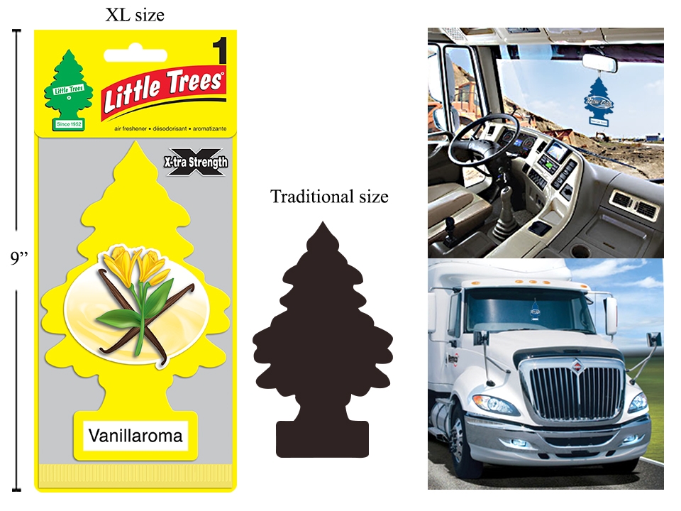 Little Tree Air Fresheners X-tra Strength - Jumbo Size ~ Vanillaroma-0