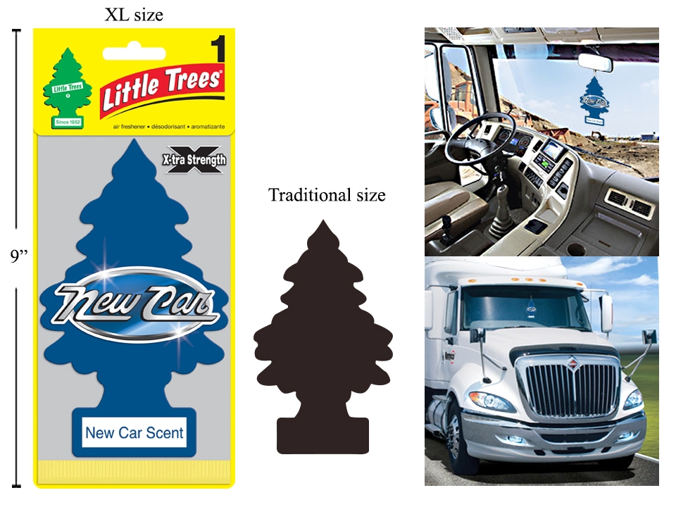 Little Tree Air Fresheners X-tra Strength - Jumbo Size ~ New Car-0