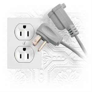 Heavy Duty Indoor Extension Cord w/1 Outlet ~ 12'-0