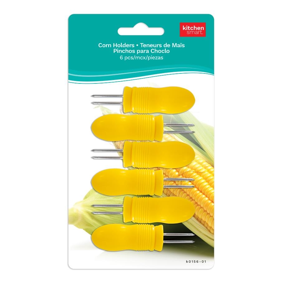 Jumbo Corn Holders ~ 6 per pack-0