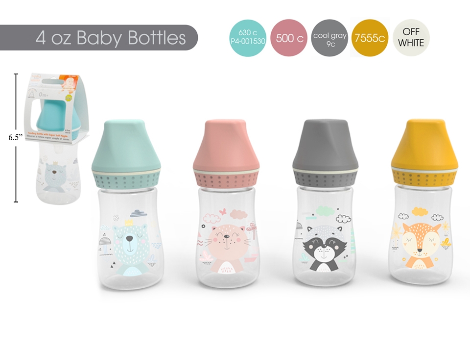 Tootsie Baby Matte Baby Bottle ~ 4oz-0