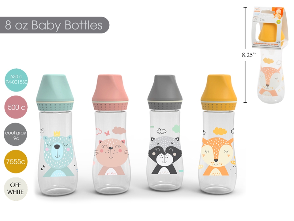 Tootsie Baby Matte Baby Bottle ~ 8oz-0