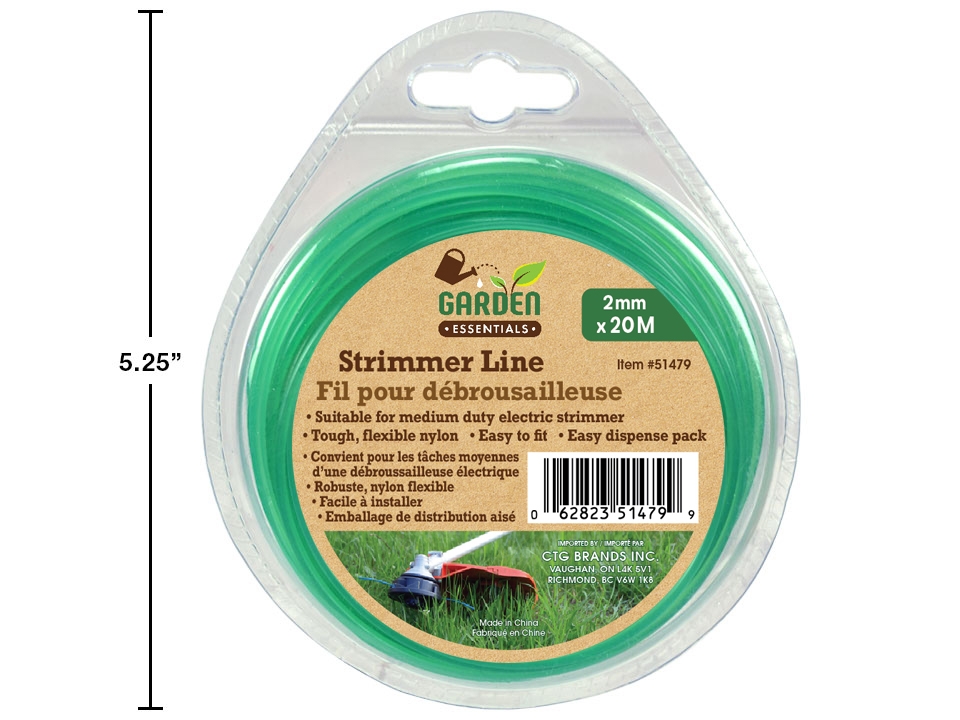 Trimmer Line (Green) ~ 2mm x 20M (65')-0