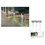 Solar LED Clear Light Stake - 13" ~ 12 per display-0