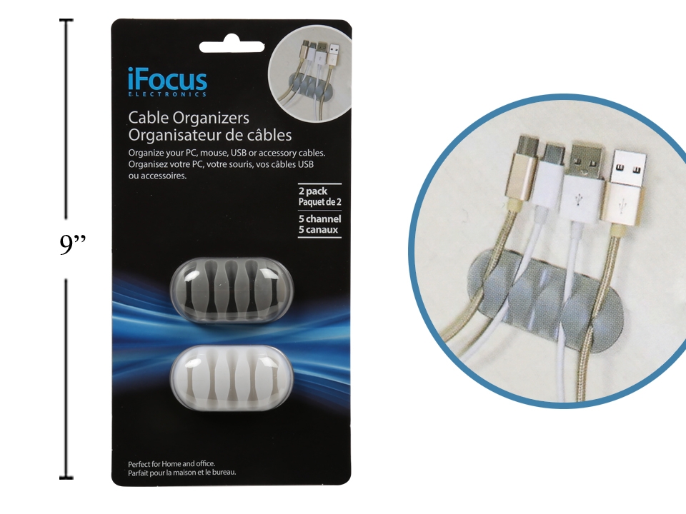 iFocus Silicone Cable Organzier ~ 2 per pack-0