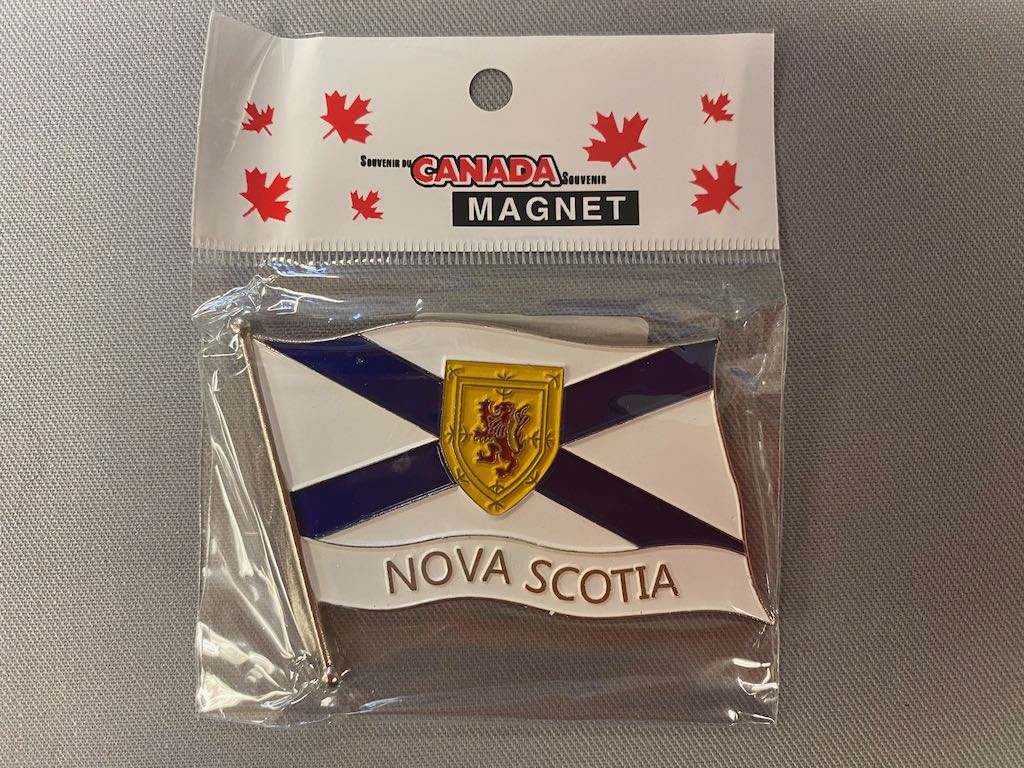 Nova Scotia Wavy Flag Magnet-0