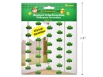 St. Patrick's Day Hanging Foil Shamrock Decoration - 6.9' ~ 4/pk-0