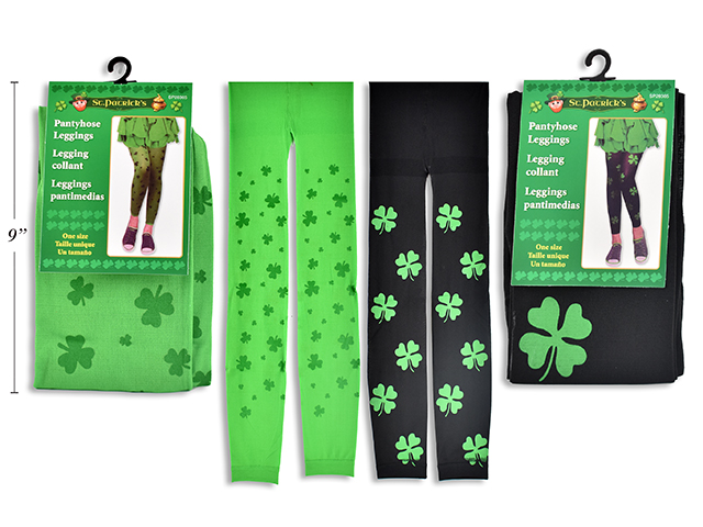 St. Patrick's Day Panty Hose Leggings-0