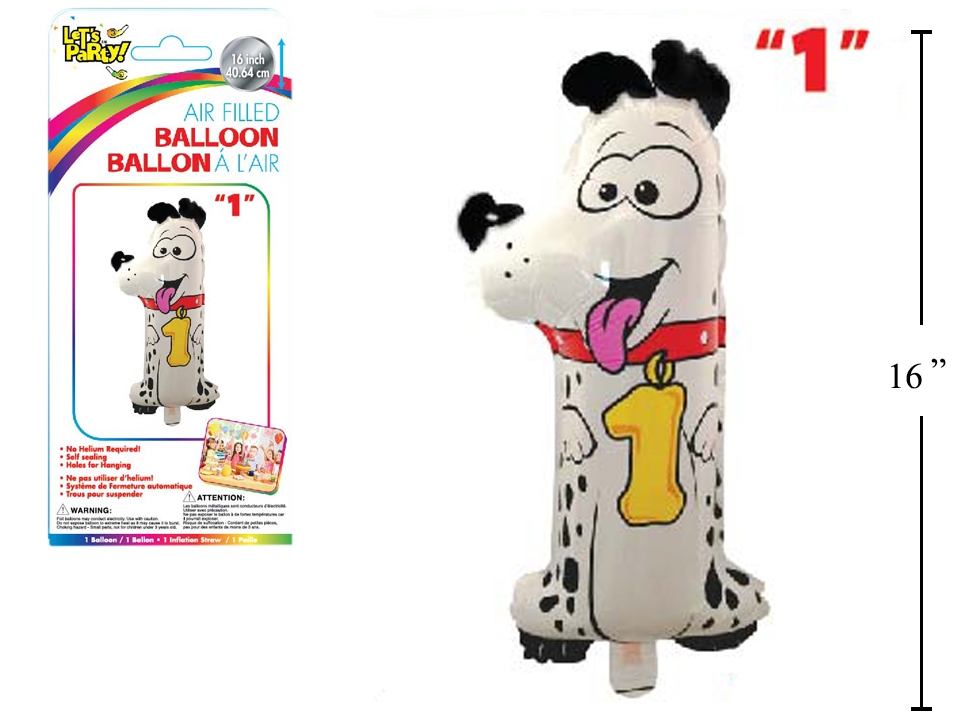 Air Filled Balloon - 1" ~ Dog #1-0