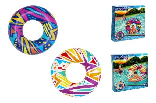 42" Geometeric Patterns Inflatable Swim Ring {36228}-0