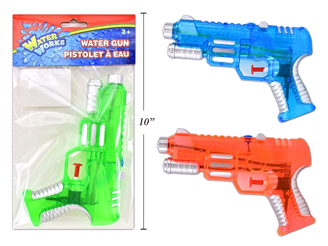 Transparent Double Shot Watergun ~ 8"-0