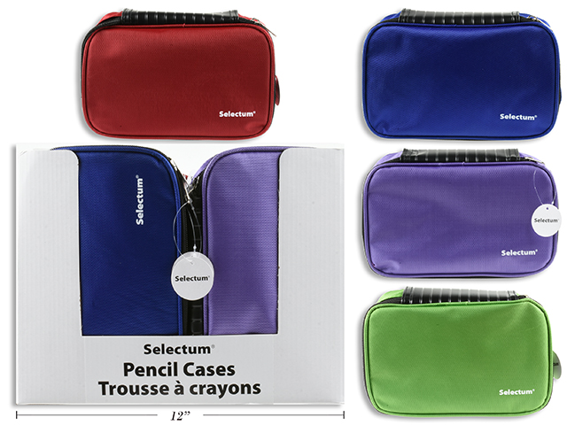 Selectum Rectangular Pencil Case ~ 8.5" x 5.25" x 2.25"-0