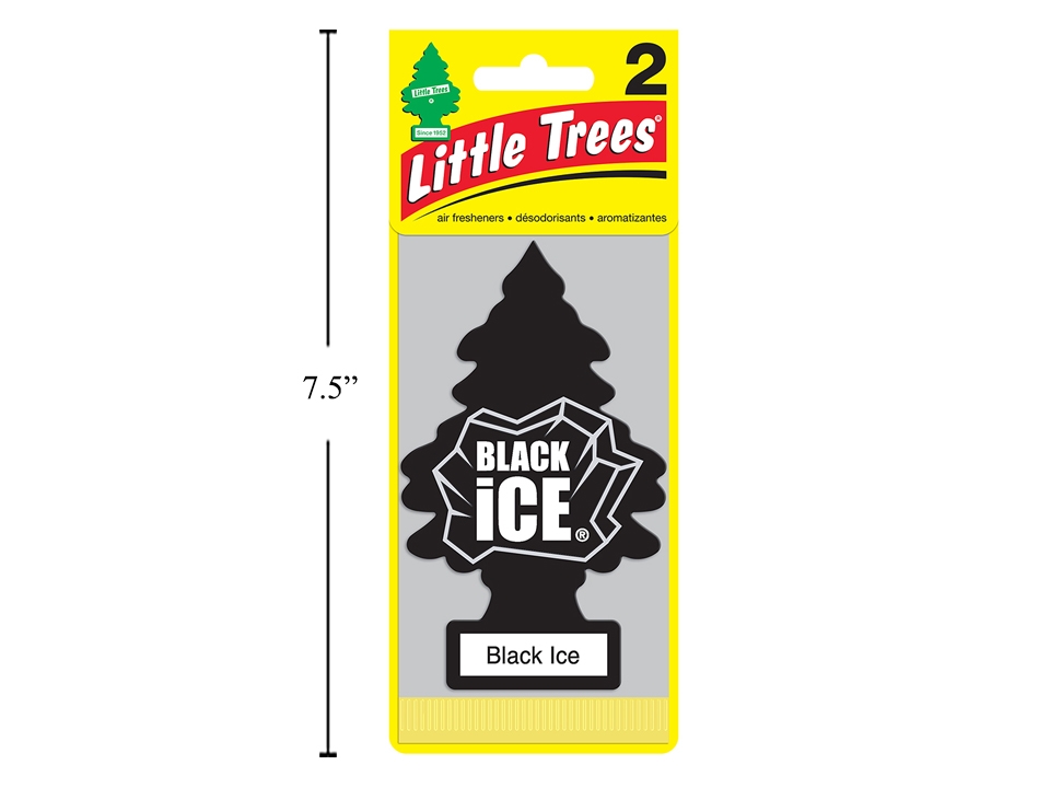 Little Tree Air Fresheners - 2 per pack ~ Black Ice-0