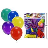 Assorted Primary Color Round Balloons - 12" ~ 12 per pack-0