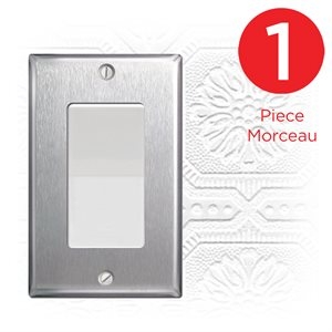 Decorative Wall Plate - Stainless Steel ~ 1 per pack-0