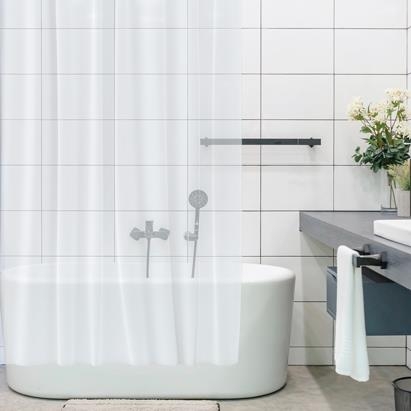 Shower Curtain Liner - PEVA ~ Frosted-0