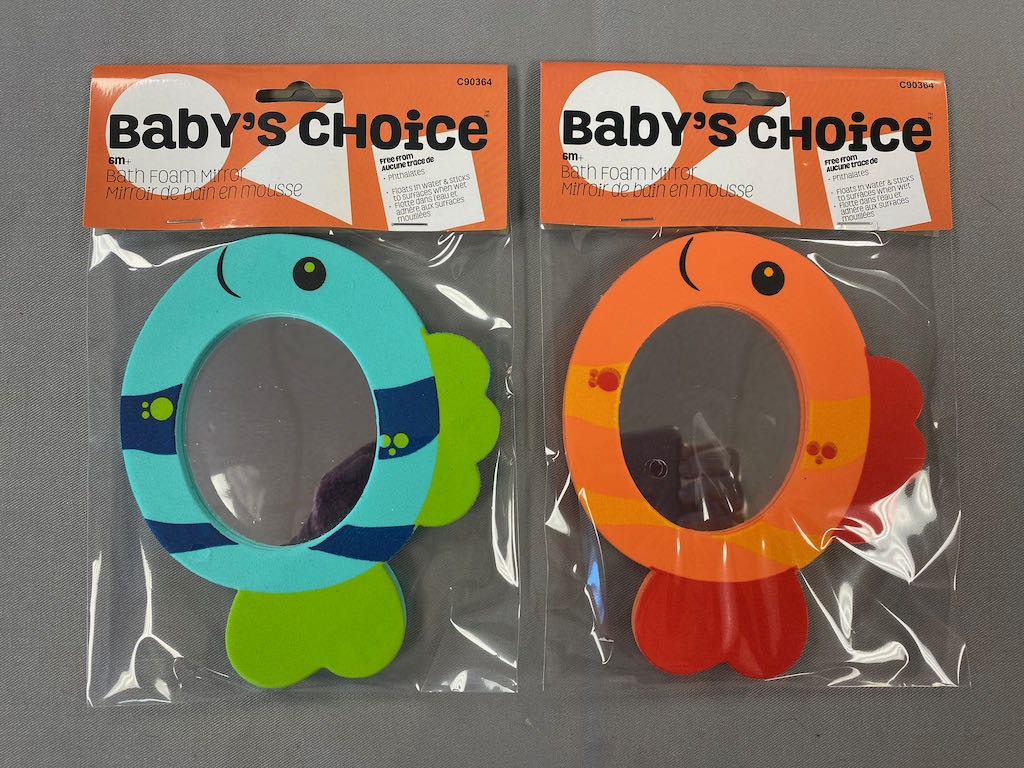 Baby's Choice Foam Bath Fish Mirror-0