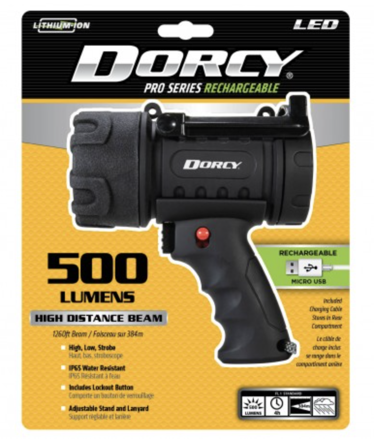 Dorcy LED USB Rechargeable Spotlight-0