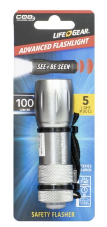 Life Gear Aluminum Multi-Purpose Compact Flashlight -0